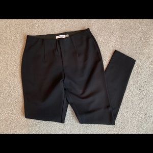 Calvin Klein skinny black knit pant
